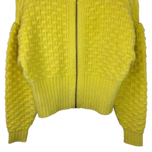 Maeve x Anthropologie - Women’s Wool Textured Cardigan, in Butter Yellow Small - Picture 12 of 17